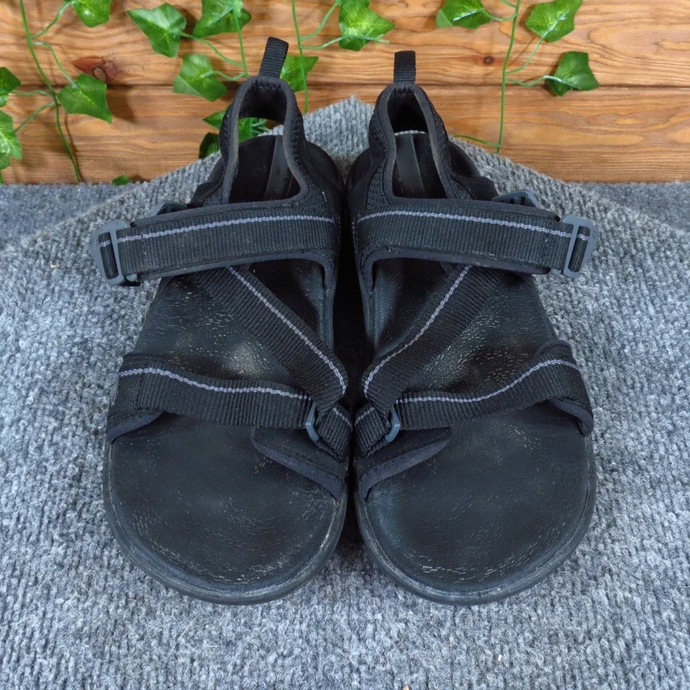 SOLE Navigate Men Sport Sandals Size 7 Hiking Outdoor Active Recovery Black